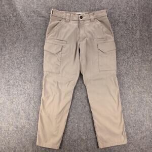 First Tactical Cargo Pants Mens 32x30 Beige Straight Leg Utility Workwear